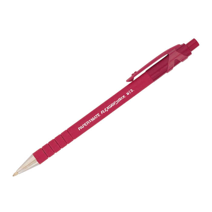 Papermate Boligrafo Flexgrip Retractil Rojo, Punta 1 mm, Trazo 0.4 mm 1