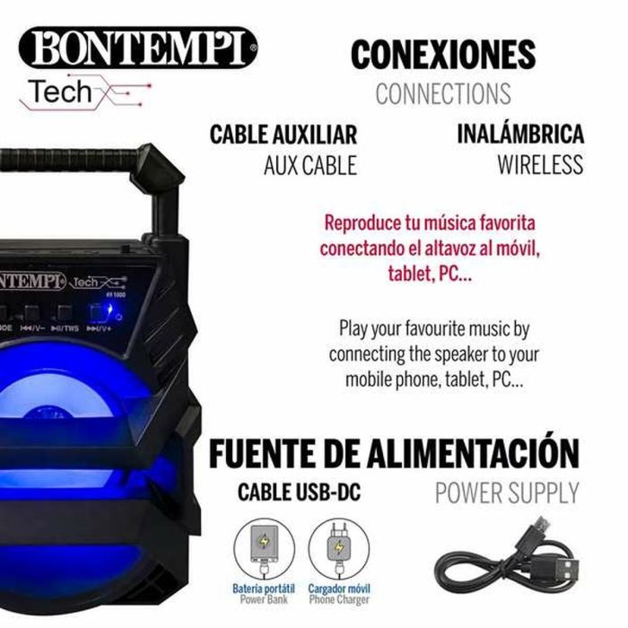 Mini altavoz karaoke con micro con luces , sonidos y cargador usb incluido. 15x10x18 cm. 5 Mini altavoz karaoke con micro con luces , sonidos y cargador usb incluido. 15x10x18 cm. 5