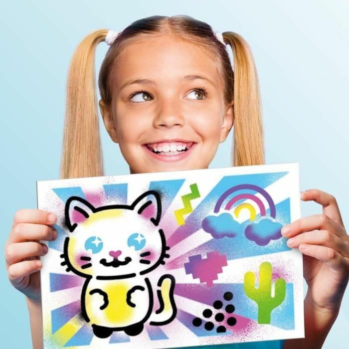 Canal Toys AIR 017 Maletín de actividades con spray electrónico, plantillas y rotuladores 2