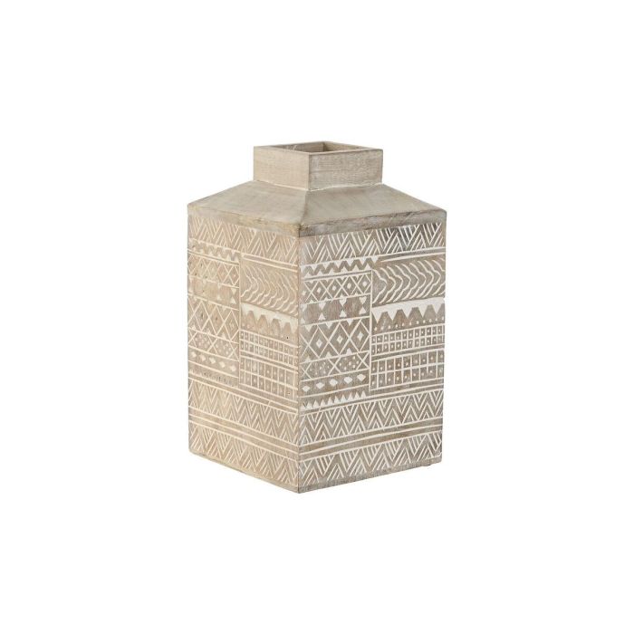 Jarron Colonial DKD Home Decor Blanco Natural 18 x 30.5 x 18 cm