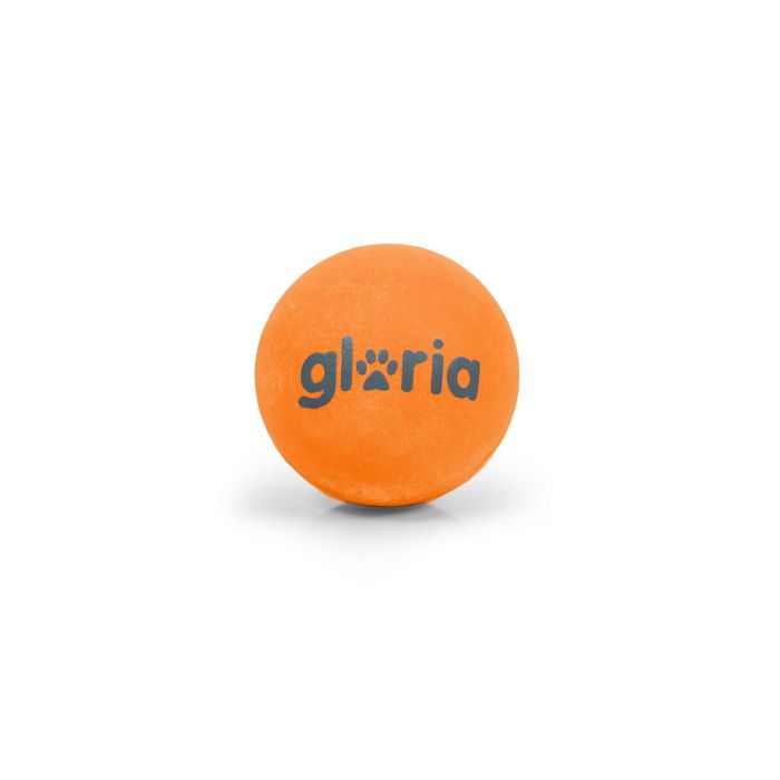 Gloria Play And Run Pelota de Juguete y Adiestramiento Superflexi Foam para Perros, 4.5 cm S, Amarilla/Naranja, 2 Unidades 1