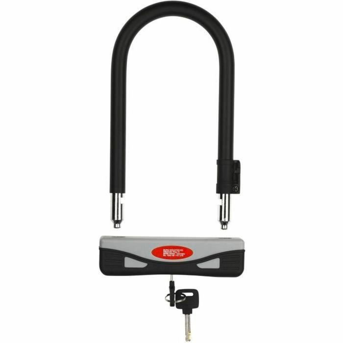 Candado para bicicleta en U - BURG WACHTER - 1600 HB 170/210 - Acero ultrarresistente 16 mm, doble bloqueo 3