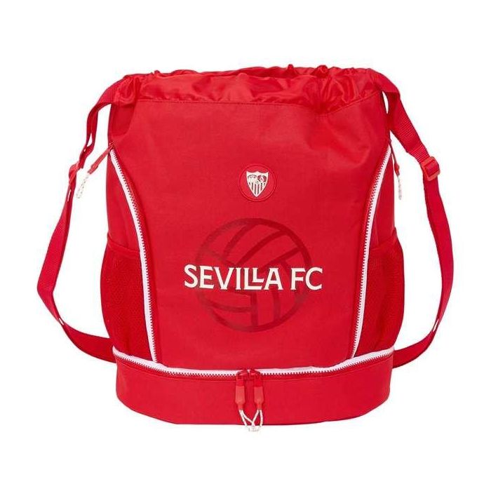 Bolsa Mochila con Cuerdas Sevilla Fútbol Club Rojo 35 x 40 x 1 cm