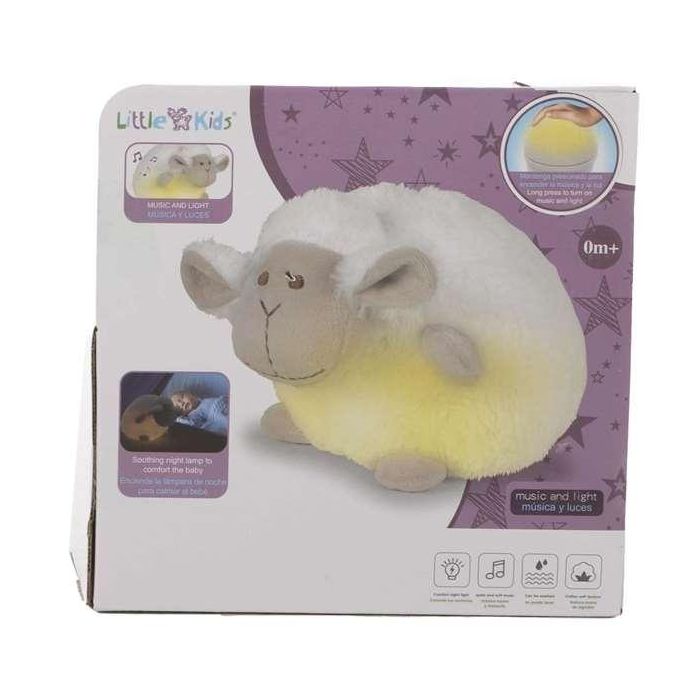 Creaciones Llopis Peluche Oveja Calmante con Luz Nocturna y Música 24 cm 2