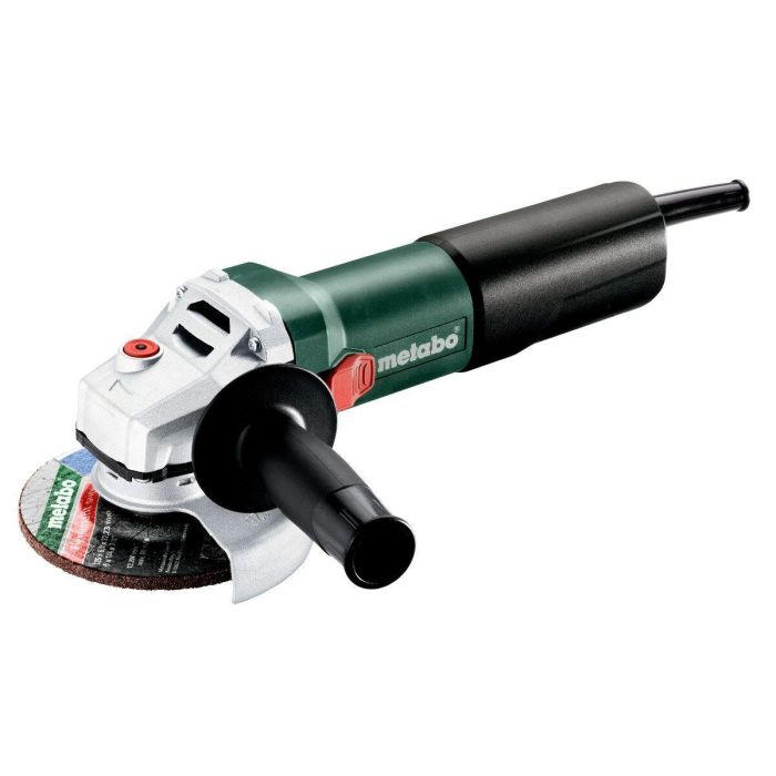 Metabo WEQ 1400-125 Juego de Amoladora Angular 1400W 125mm con Tuerca de Sujeción M-Quick