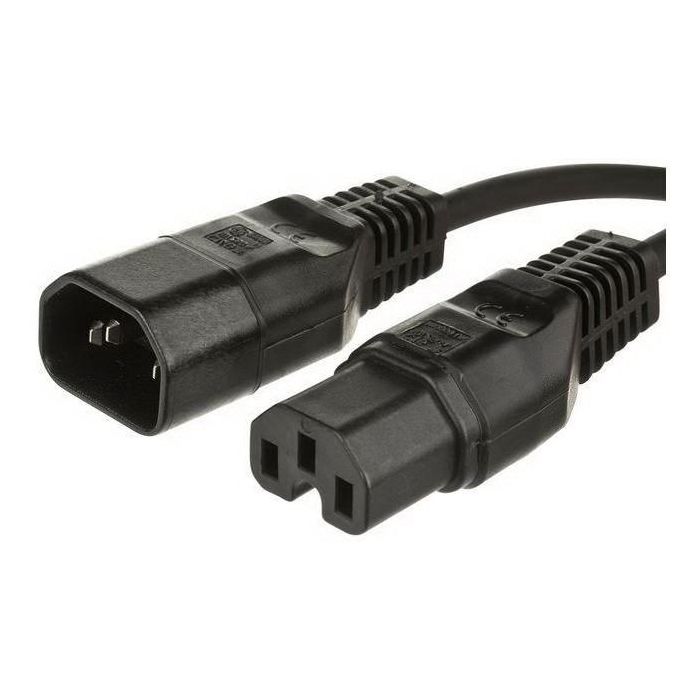 MicroConnect Extension Cord C14 - C15, 1m MicroConnect Extension Cord C14 - C15, 1m