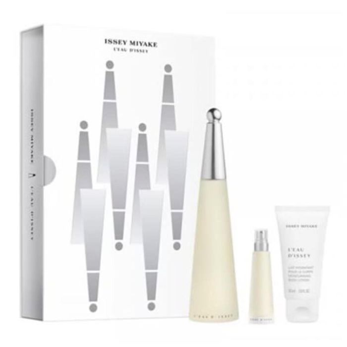 Issey Miyake L'eau d'issey eau de toilette 100 ml vaporizador + miniatura 10 ml vaporizador + locion corporal 50 ml