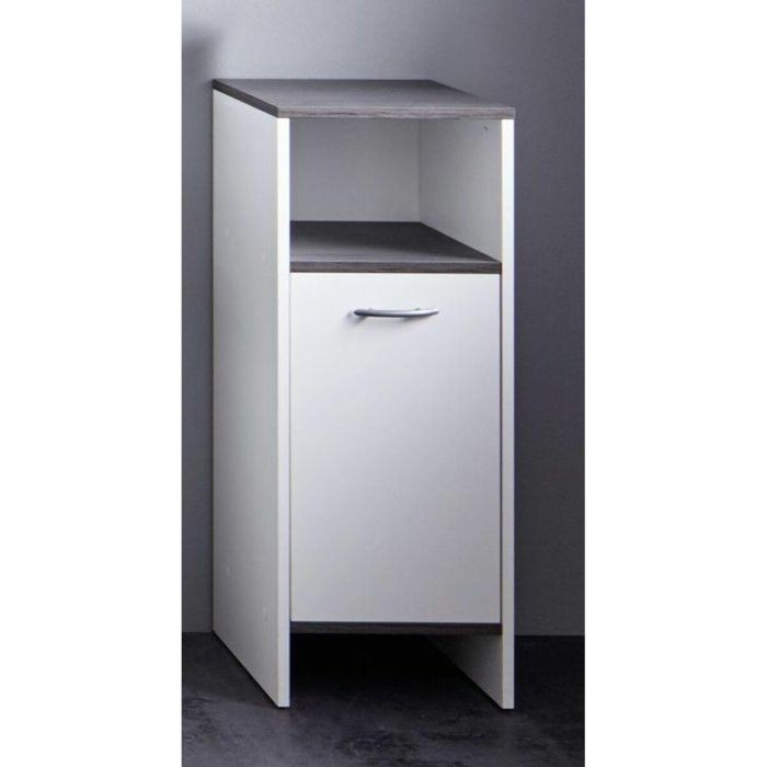 Trendteam smart living AUC4251014192977 Armario con Espejo, Gran Almacenamiento, Blanco/Plata Ahumado, 32x82x99 cm 3 Trendteam smart living AUC4251014192977 Armario con Espejo, Gran Almacenamiento, Blanco/Plata Ahumado, 32x82x99 cm 3