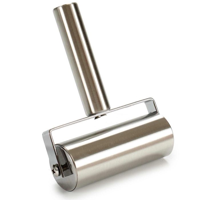 Rodillo de Cocina en Acero Kinvara 17x12 cm - Plata (18 Unidades) 1 Rodillo de Cocina en Acero Kinvara 17x12 cm - Plata (18 Unidades) 1