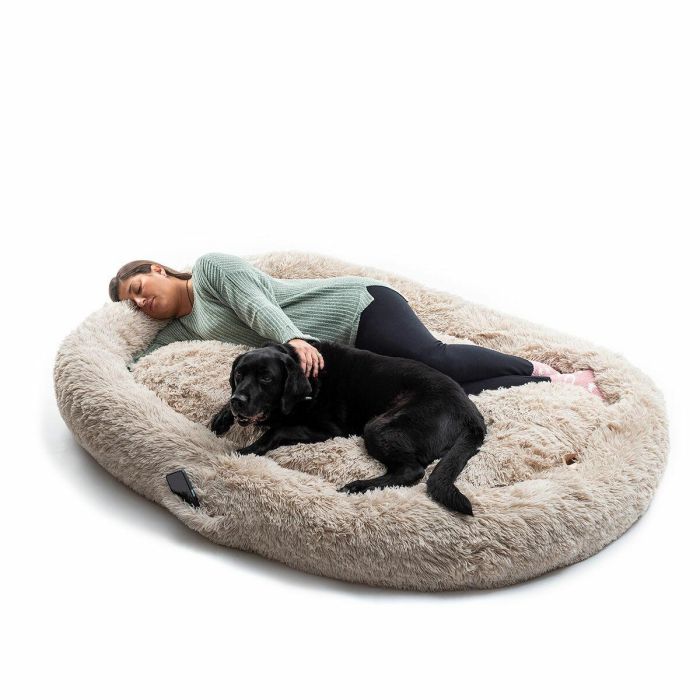 Cama de Perro para Humanos | Human Dog Bed XXL InnovaGoods Beige 2 Cama de Perro para Humanos | Human Dog Bed XXL InnovaGoods Beige 2