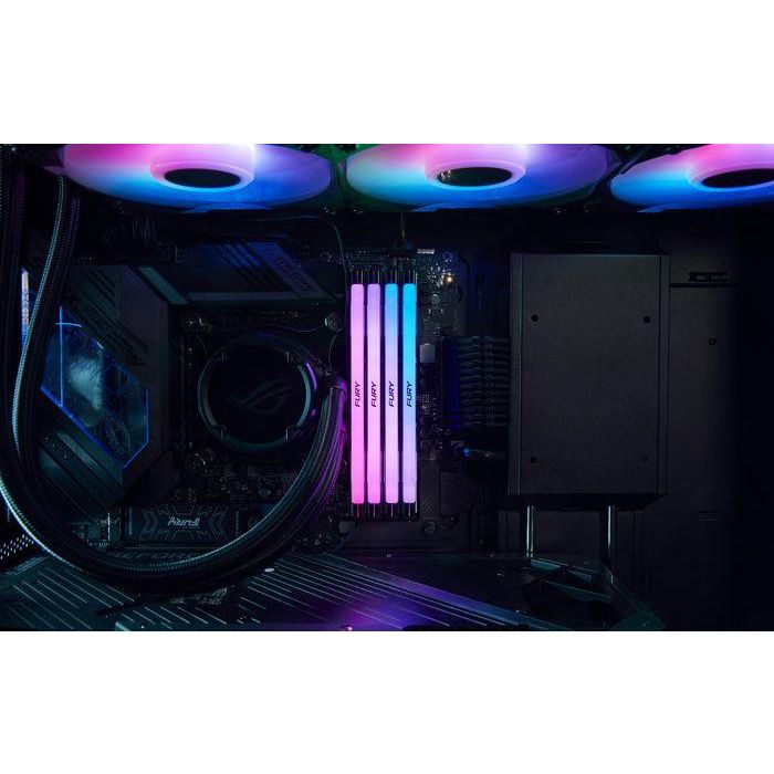 Kingston 32GB 8000MT/s DDR5 CL38 DIMM (Kit of 2) FURY Renegade RGB XMP 10 Kingston 32GB 8000MT/s DDR5 CL38 DIMM (Kit of 2) FURY Renegade RGB XMP 10