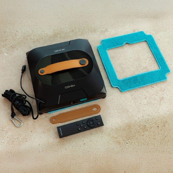 Cecotec Aspirador Limpiacristales Windroid 1390 Double Spray 72 W con mando y app 10