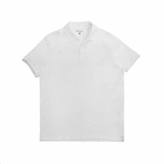 Polo de Manga Corta Hombre Champion Sportswear Blanco 2XL 0 Polo de Manga Corta Hombre Champion Sportswear Blanco 2XL 0