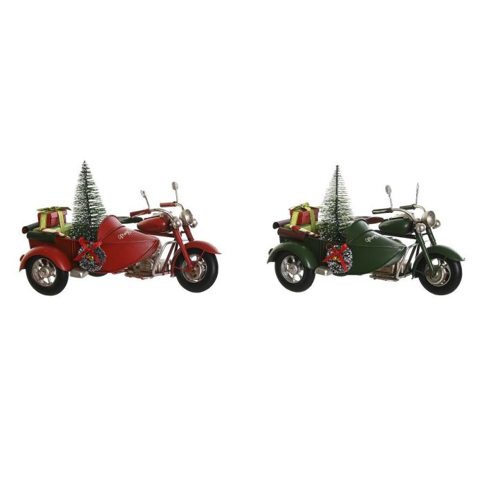 Vehiculo Decoracion Navidad Tradicional DKD Home Decor Rojo Verde 14 x 13 x 19 cm (2 Unidades) Vehiculo Decoracion Navidad Tradicional DKD Home Decor Rojo Verde 14 x 13 x 19 cm (2 Unidades)