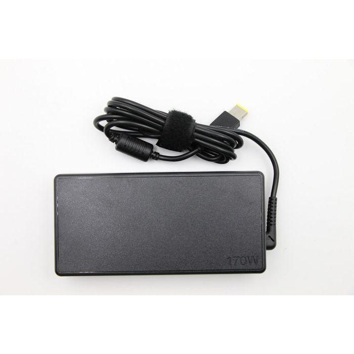 Lenovo 170W AC adapter with 20V output and 8.5A current, designed for compatible Lenovo laptops. 0 Lenovo 170W AC adapter with 20V output and 8.5A current, designed for compatible Lenovo laptops. 0