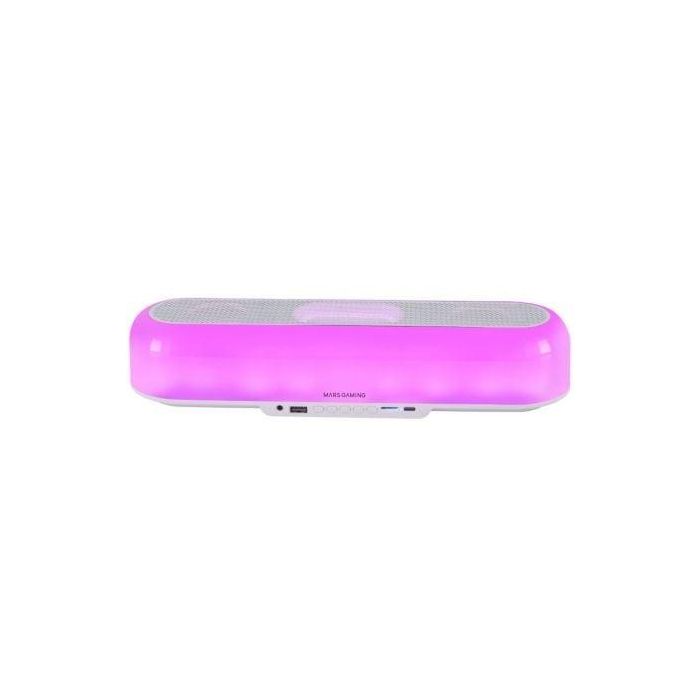 Barra de Sonido con Bluetooth Mars Gaming MSB-ORB/ 20W/ 2.0/ Blanca 2 Barra de Sonido con Bluetooth Mars Gaming MSB-ORB/ 20W/ 2.0/ Blanca 2