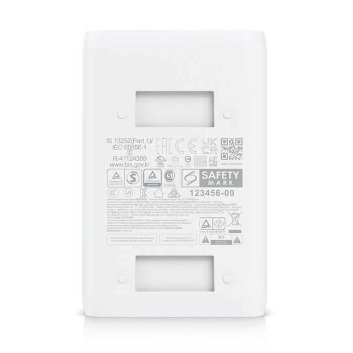 Ubiquiti PoE+ Adapter (30W), 48V DC 0.65A, 100-240V AC, 50/60Hz, 93 x 62 x 35 mm (3.7 x 2.4 x 1.4") 12 Ubiquiti PoE+ Adapter (30W), 48V DC 0.65A, 100-240V AC, 50/60Hz, 93 x 62 x 35 mm (3.7 x 2.4 x 1.4") 12