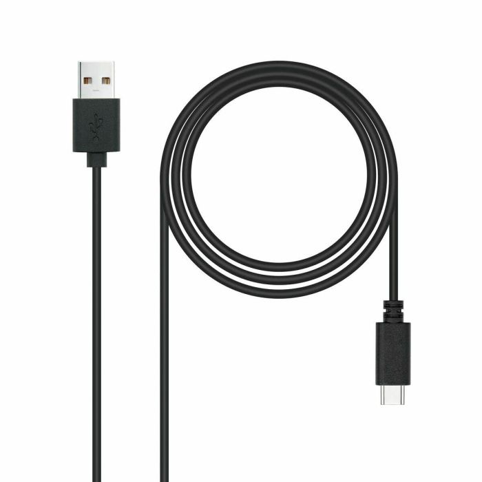 Cable USB A a USB-C NANOCABLE 10.01.2103 Negro 3 m 0 Cable USB A a USB-C NANOCABLE 10.01.2103 Negro 3 m 0