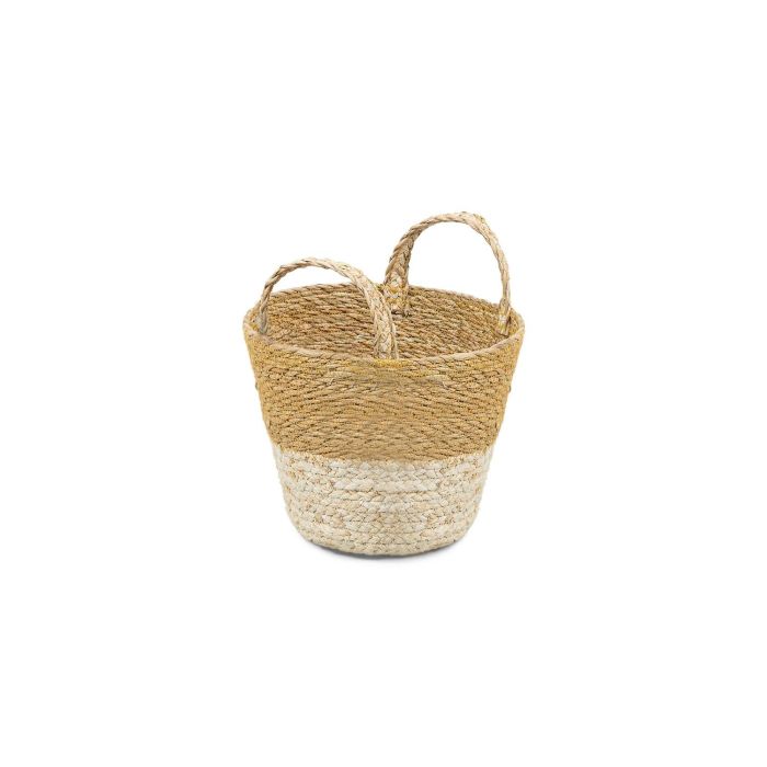 Inde Cesta Cónica Seagrass con Asas 25.9 x 28.2 x 24.7 cm 6