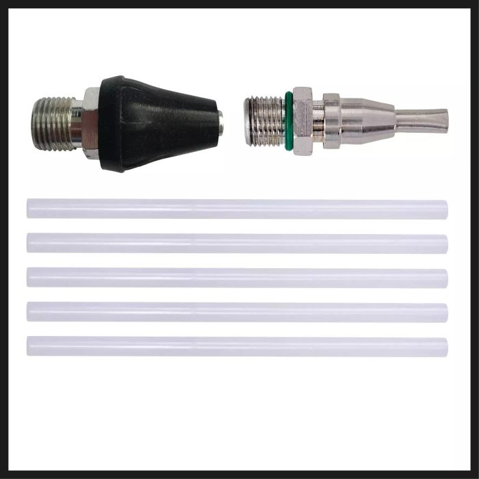 Einhell Pistola de pegamento termofusible a batería TE-CG 18 Li, 18V, 1.1cm, calentamiento rápido, incluye 5 barras 6 Einhell Pistola de pegamento termofusible a batería TE-CG 18 Li, 18V, 1.1cm, calentamiento rápido, incluye 5 barras 6