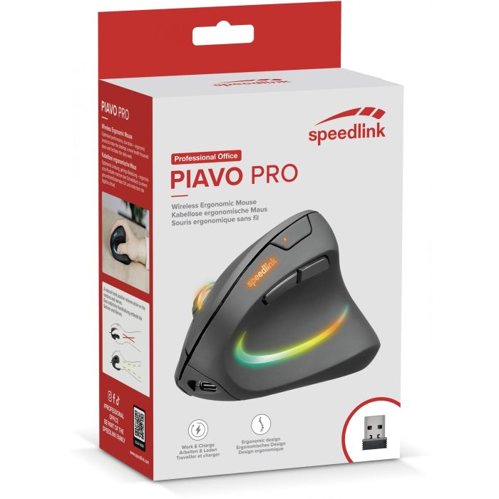 Speedlink Maus PIAVO PRO. Illuminated Rechargeable Vertical retail 7 Speedlink Maus PIAVO PRO. Illuminated Rechargeable Vertical retail 7