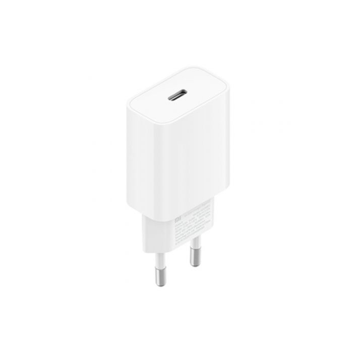 Xiaomi Mi 20W Charger (Type-C) - Cargador de Pared 20W BHR08M8EU, Puerto USB-C Único, Compacto, Compatible con iPhone 12, Samsung, iPad