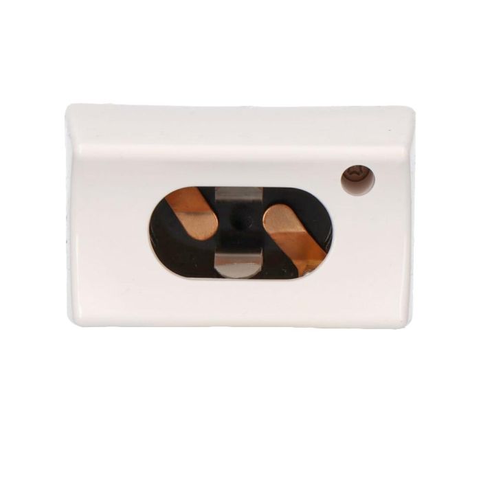Edm Portalámparas linestra 2 polos Blanco 250V 4A Termoplástico Interior 1 Edm Portalámparas linestra 2 polos Blanco 250V 4A Termoplástico Interior 1