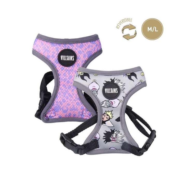 Cerdá T4M:M/L Arnés para perros Disney Villanas, Talla M-L, Gris 12