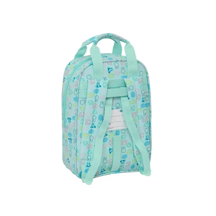 Safta Mochila Infantil Reciclada y Repelente al Agua Miffy "Friends" 20x28x8 cm 1