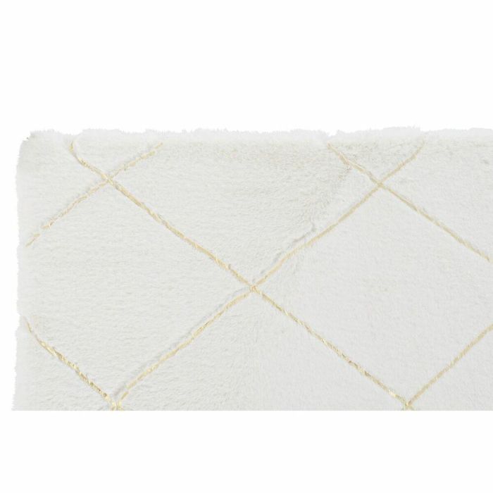 Alfombra DKD Home Decor Blanco Moderno (120 x 180 x 2,2 cm) 3 Alfombra DKD Home Decor Blanco Moderno (120 x 180 x 2,2 cm) 3