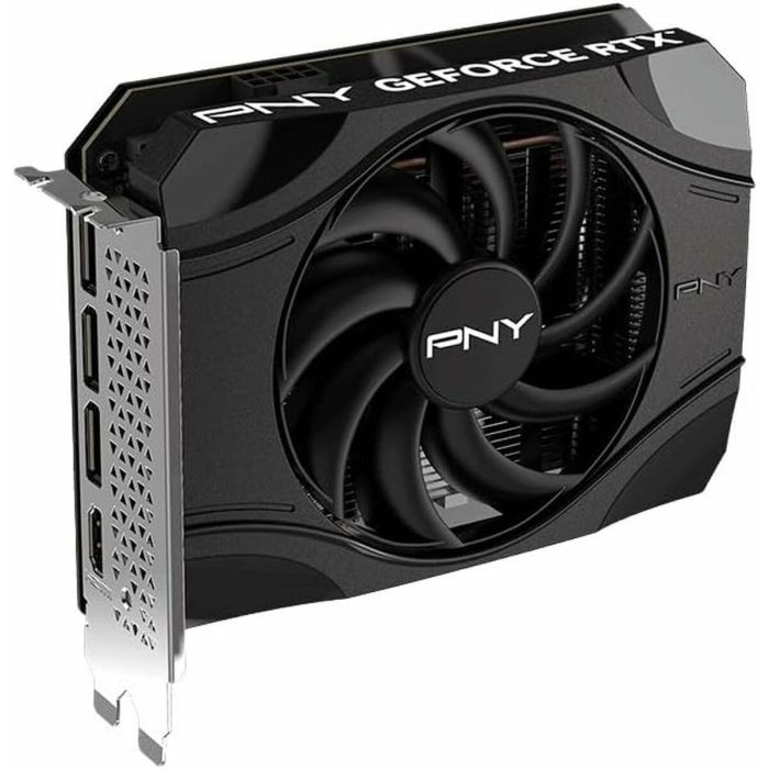 PNY GeForce RTX 5050 Tarjeta Gráfica - 8GB GDDR6 2560 Cores, 2572 MHz Boost, PCIe x8 5.0, 4x Pantallas (3x DisplayPort 2.1b, 1x HDMI 2.1b), Ventilador Activo