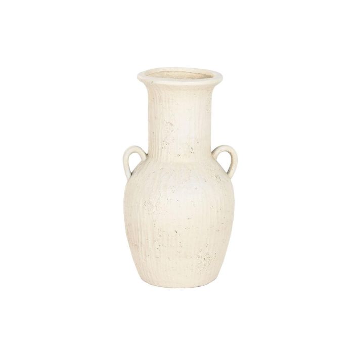 Jarron Romantico DKD Home Decor Blanco 33 x 65 x 35 cm Jarron Romantico DKD Home Decor Blanco 33 x 65 x 35 cm