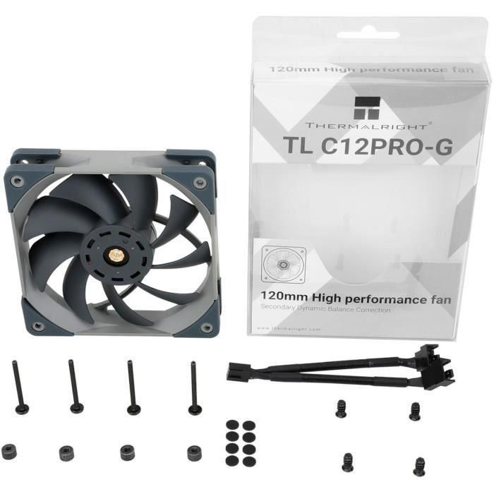 THERMALRIGHT - TL-C12PRO-G - Ventilador de PC - 120 mm - 1850 RPM - <29,6 dBA - 82 CFM 2