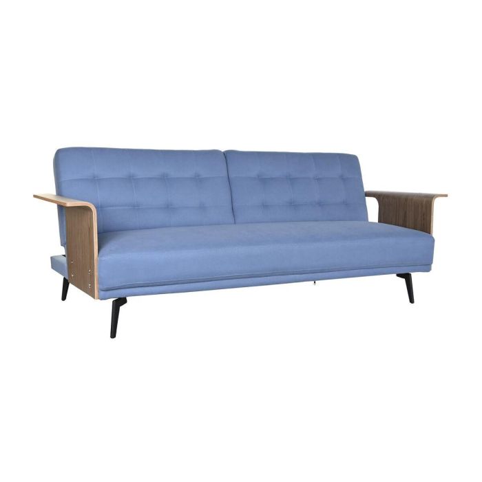 Sofa Cama Urban DKD Home Decor Azul Marron 87 x 81 x 203 cm