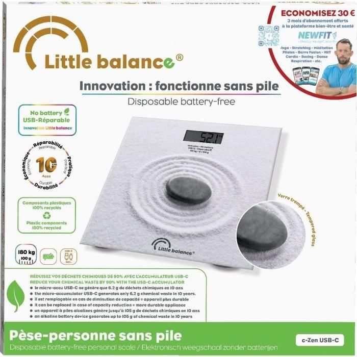 Báscula personal - LITTLE BALANCE - USB-C - Zen 1 Báscula personal - LITTLE BALANCE - USB-C - Zen 1