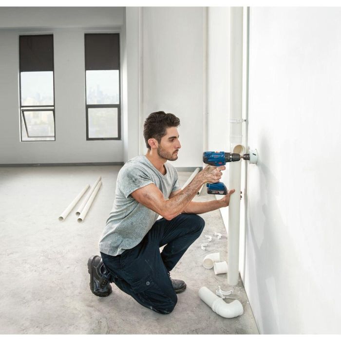 Bosch Professional 06019H1107 Taladro Percutor GSB 18V-21 Inalámbrico con 2 Baterías 2,0Ah, Cargador GAL 18V-40, Maletín L-BOXX 1 Bosch Professional 06019H1107 Taladro Percutor GSB 18V-21 Inalámbrico con 2 Baterías 2,0Ah, Cargador GAL 18V-40, Maletín L-BOXX 1