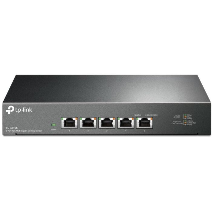 TP-Link TL-SX105 Switch 5x 10G Multi-Gigabit No Administrado Montaje Pared 0 TP-Link TL-SX105 Switch 5x 10G Multi-Gigabit No Administrado Montaje Pared 0