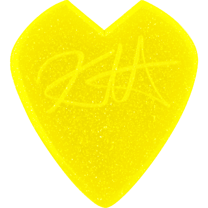 Dunlop Púas Jazz III Kirk Hammett Yellow Glitter - Pack de 24 Unidades 2