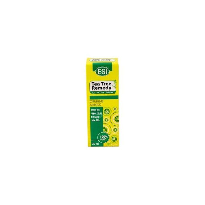 TREPATDIET-ESI Aceite Árbol del Té 100% (Melaleuca Alternifolia) Quimiotipado 25ml