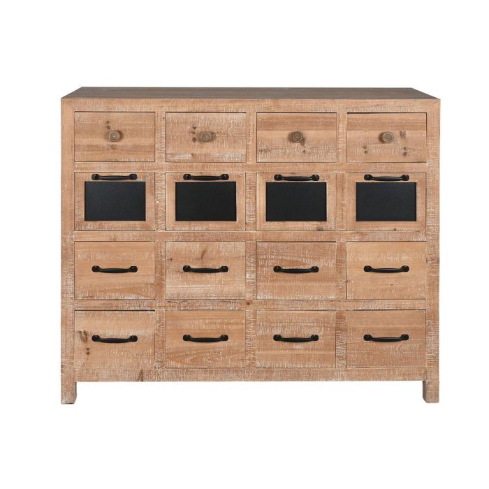 DKD Home Decor Cajonera Cottage 16 Cajones Hecha a Mano, Abeto y Metal, Natural/Negro, 110x40x92.5 cm 3 DKD Home Decor Cajonera Cottage 16 Cajones Hecha a Mano, Abeto y Metal, Natural/Negro, 110x40x92.5 cm 3