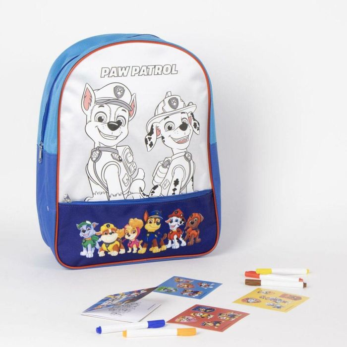Cerdá Mochila DIY Set para Personalizar Paw Patrol, Azul, 30x38x14 cm, para Niños a partir de 3 años 4 Cerdá Mochila DIY Set para Personalizar Paw Patrol, Azul, 30x38x14 cm, para Niños a partir de 3 años 4