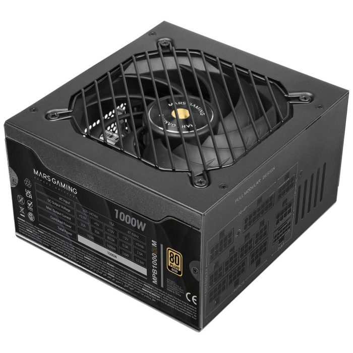 Mars Gaming Fuente Alimentacion MPB1000SIM ATX 3.1 80+ Gold Modular 1000W 7