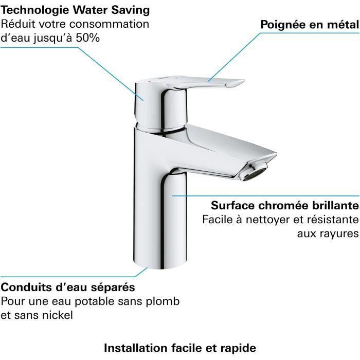 GROHE - Mezclador monomando de lavabo - Tamaño S 5 GROHE - Mezclador monomando de lavabo - Tamaño S 5
