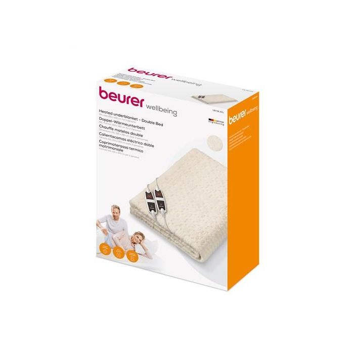 Beurer Calientacamas Doble XXL UB-56 con 4 Zonas de Calor y Display LCD Iluminado 1
