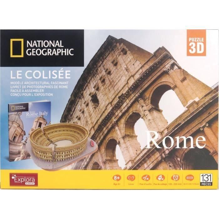 Rompecabezas 3D iluminado - Coliseo - Juego de construcción - EXPLORA - 131 piezas - A partir de 8 años 3 Rompecabezas 3D iluminado - Coliseo - Juego de construcción - EXPLORA - 131 piezas - A partir de 8 años 3