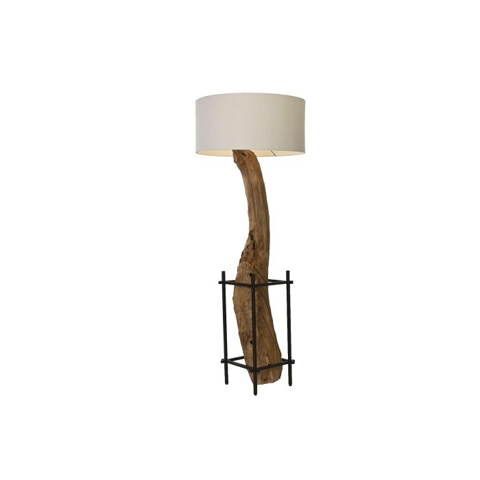 Lámpara de Techo Home ESPRIT Hierro madera de teca 65 x 65 x 50 cm Lámpara de Techo Home ESPRIT Hierro madera de teca 65 x 65 x 50 cm