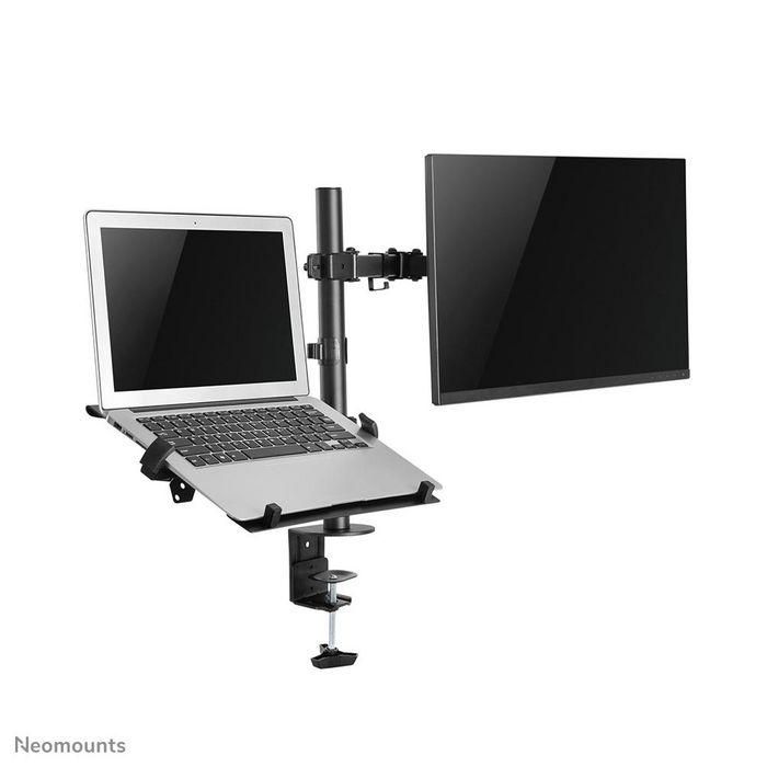 Neomounts Full Motion Desk Mount (Clamp And Grommet) For 10-32" Monitor Screen And Laptop, Height Adjustable - Black 4 Neomounts Full Motion Desk Mount (Clamp And Grommet) For 10-32" Monitor Screen And Laptop, Height Adjustable - Black 4