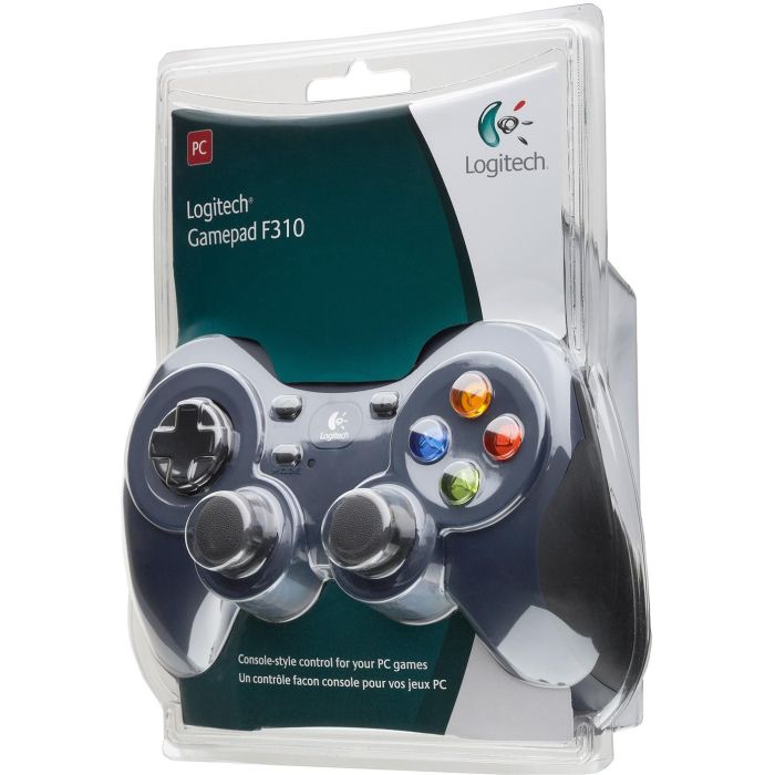 Logitech 940-000138 Gamepad F310 para PC con Cable USB, Mando Estilo Consola y Diseño Clásico de Botones, Compatible Windows y ChromeOS 9