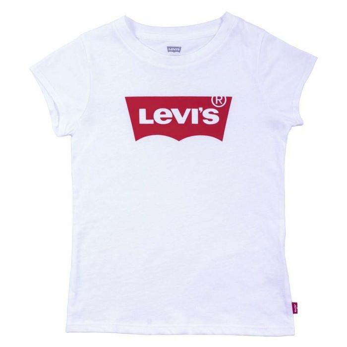 Camiseta de Manga Corta Infantil Levi's Batwing B Blanco 2 Camiseta de Manga Corta Infantil Levi's Batwing B Blanco 2