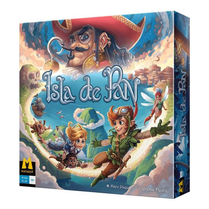 Matagot La isla de Pan Juego de tablero MATPP01ES Colección Peter Pan para 10 años